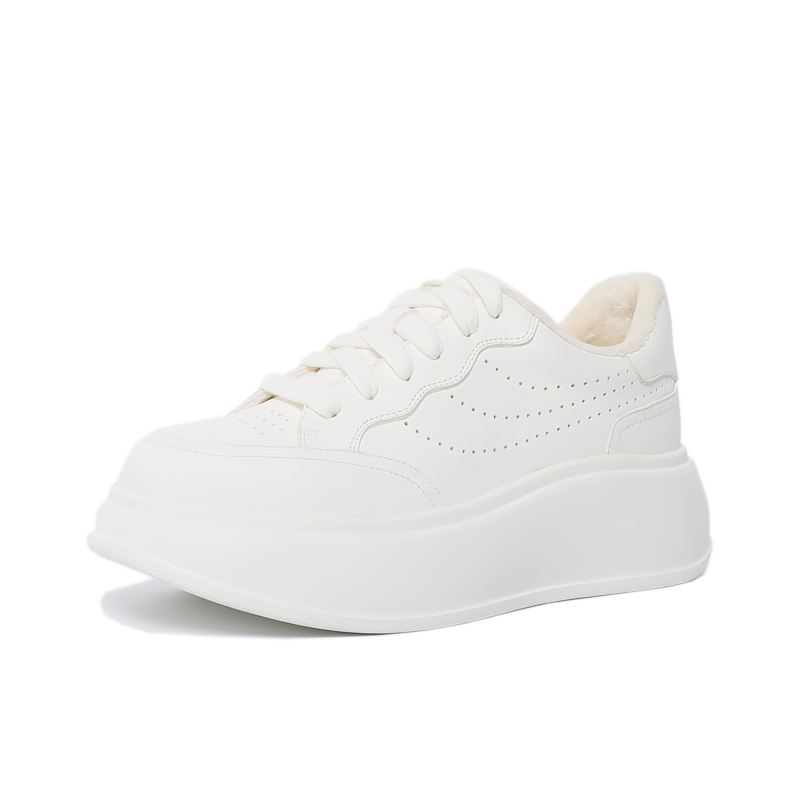 【敏敏】久走不累脚 底厚5.5cm 百搭加绒厚底休闲鞋~688-6