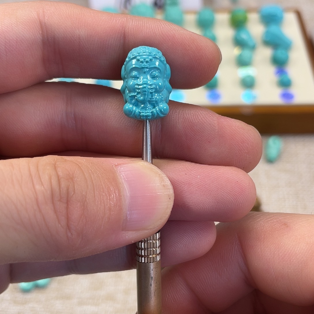 原生态湖北松配饰，直径12