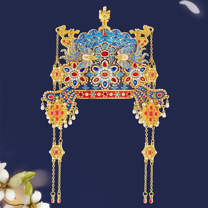 宫廷宝贝立体凤冠AR互动冰箱贴文创博物馆原型设计国潮文化伴手礼