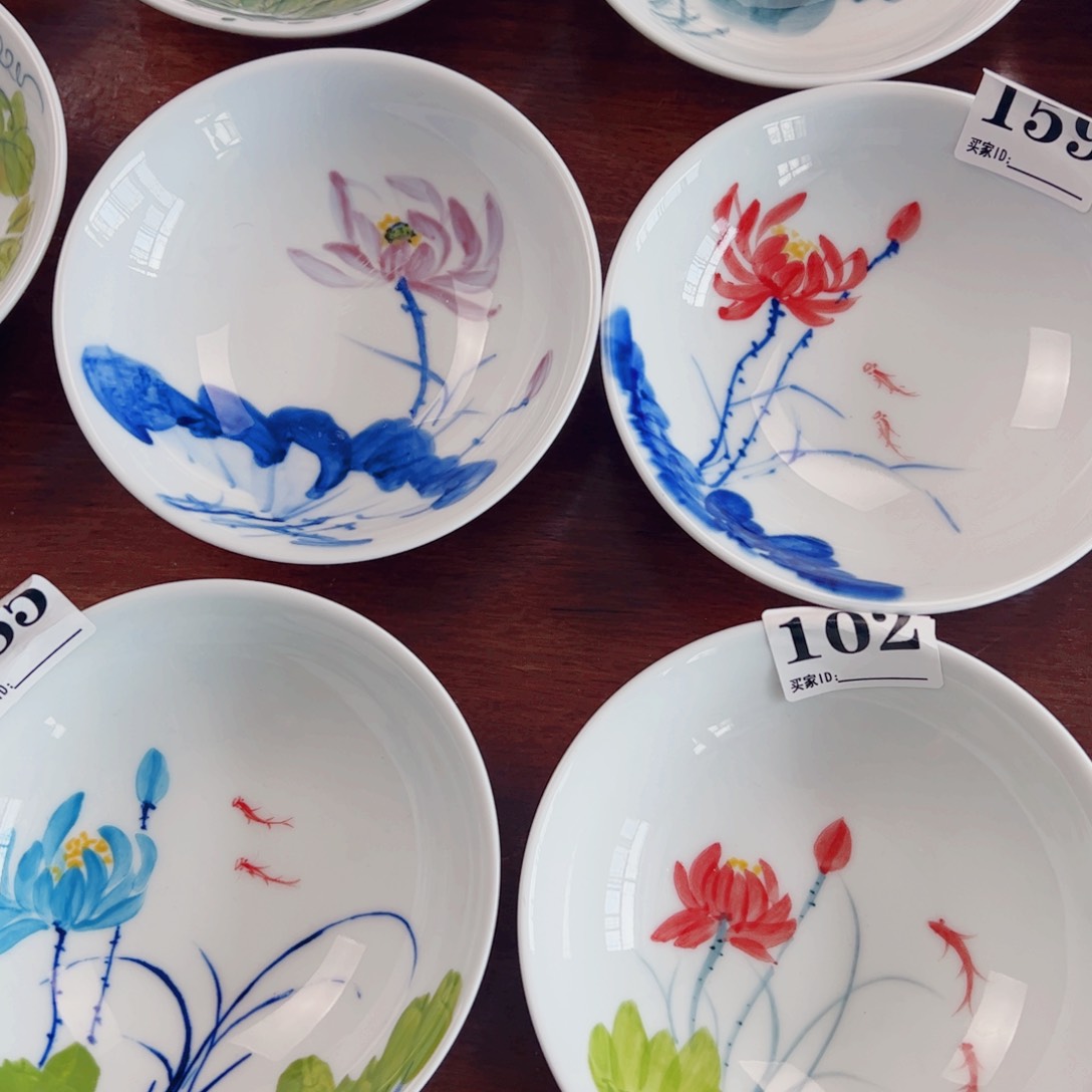 敞*人景德镇陶瓷手工手绘制作