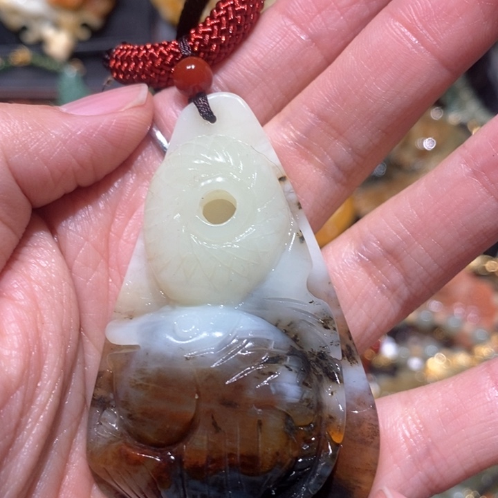 岫玉毛衣链未镶嵌