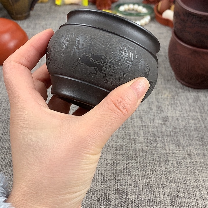 紫砂茶杯高端主人杯