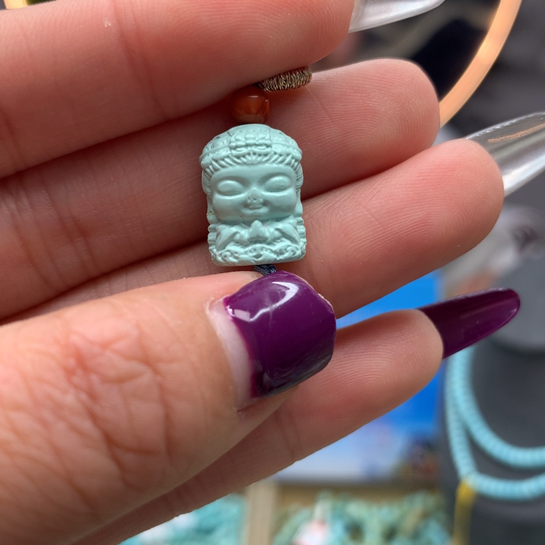 绿松石挂件未镶嵌