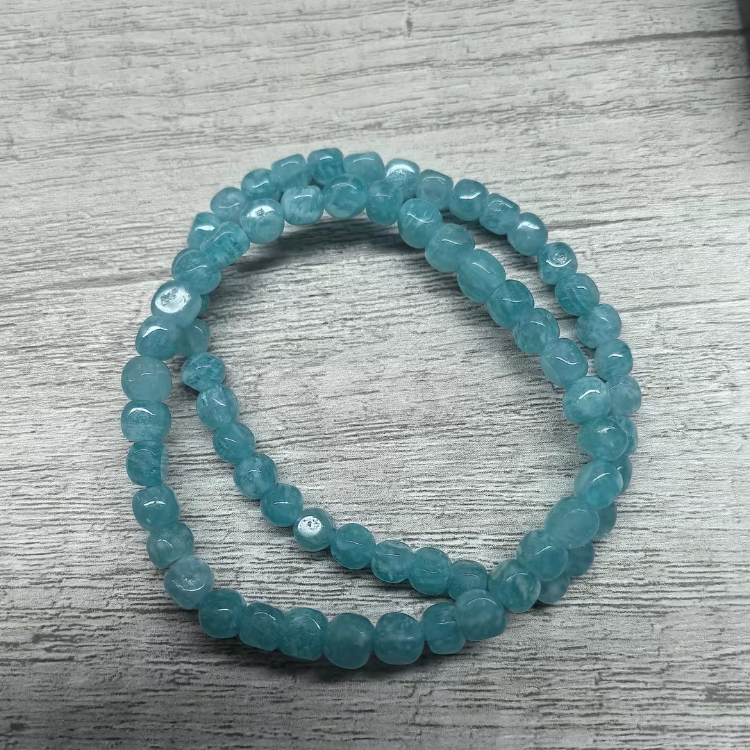 合成水晶【嘉一珠宝】天河随型手串-SX1823（多样性发其一）