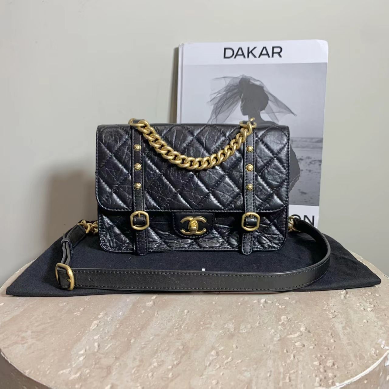 99新 Chanel/香奈儿 21b剑桥邮差包/12期/29455109/代卖服务2512