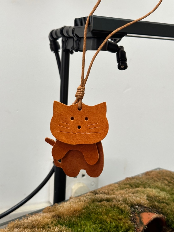 可爱呆萌猫咪挂件随机发货