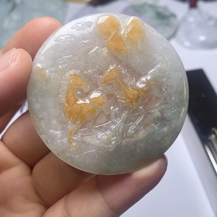 颈饰未镶嵌翡翠翡翠