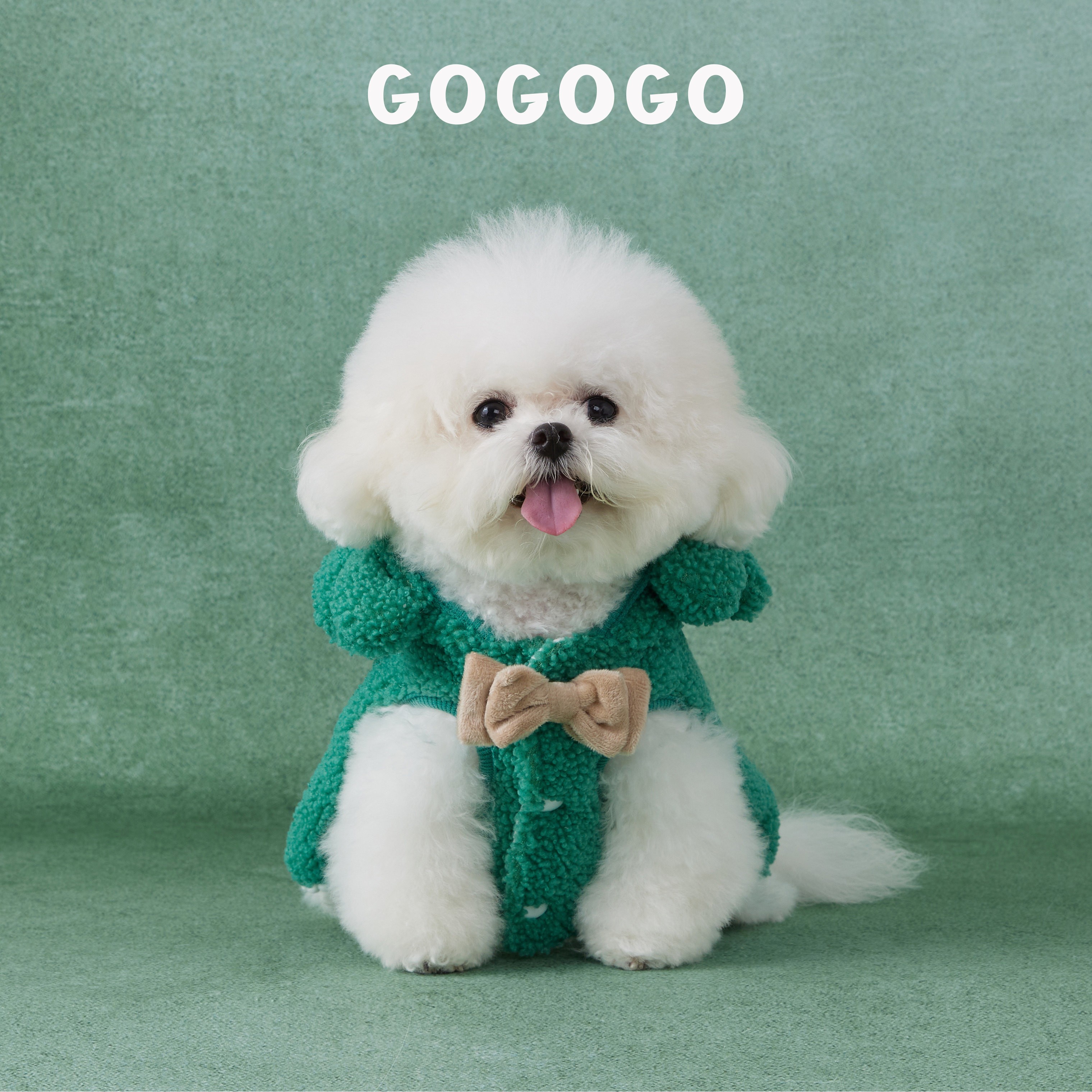 GOGOGO狗狗秋冬圣诞节可爱服装小型犬猫咪马甲比熊宠物新年狗服
