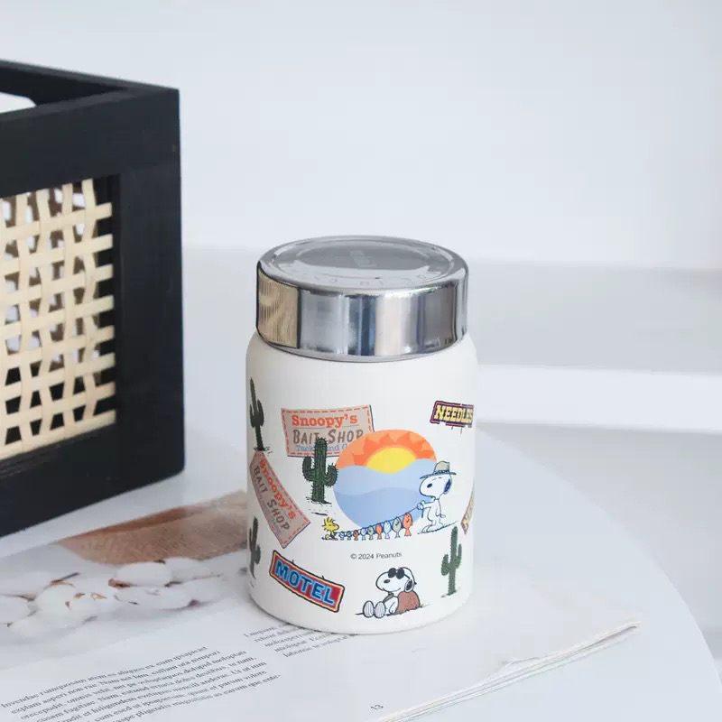 史努比迷你保温杯小容量水杯女生高颜值2025新款小巧便携随行杯子