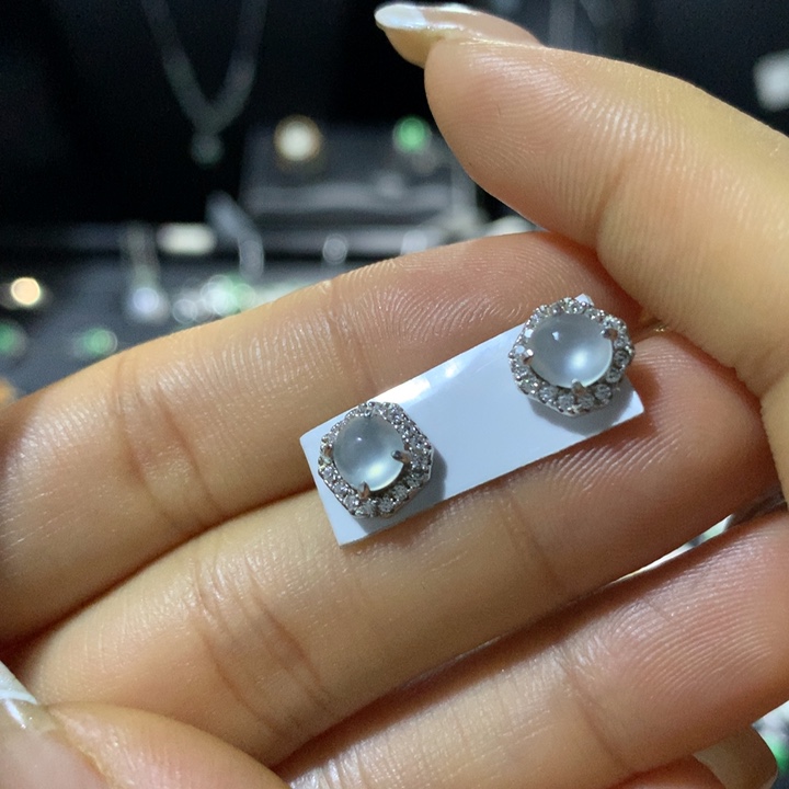 翡翠银S925镶嵌戒指