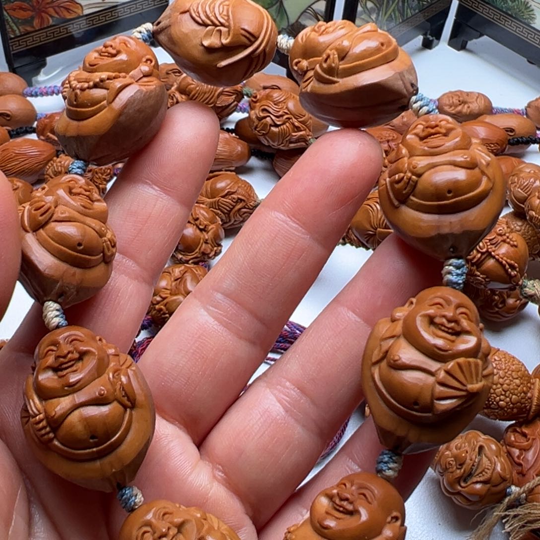 手串/手链橄榄核包衣弥勒佛