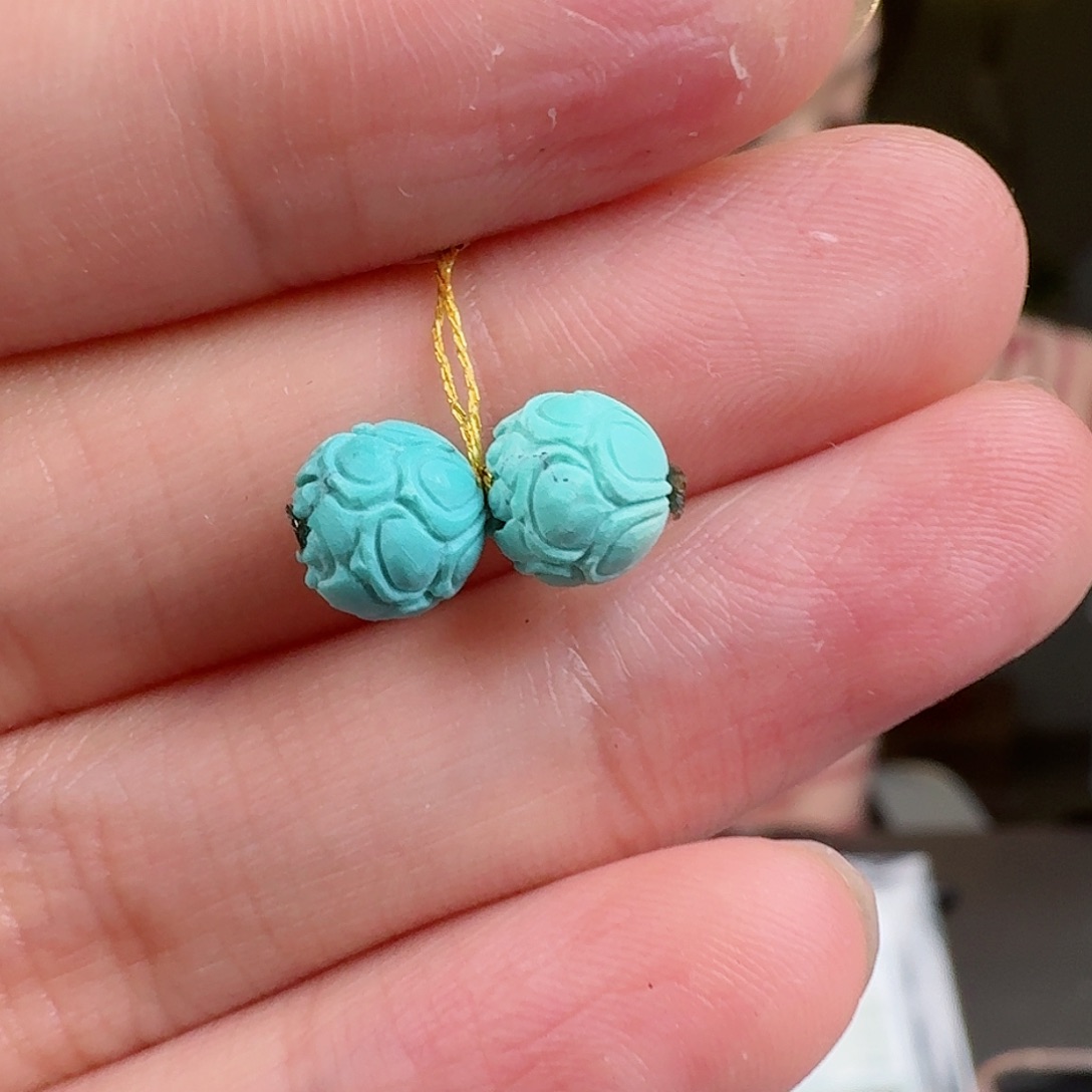 绿松石珠宝奇石未镶嵌