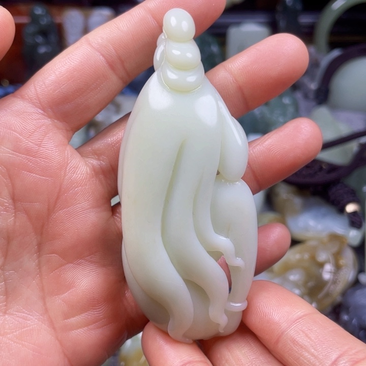 和田玉手链未镶嵌顺**水