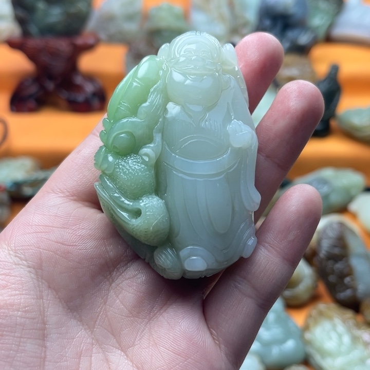 和田玉（糖玉）颈饰未镶嵌