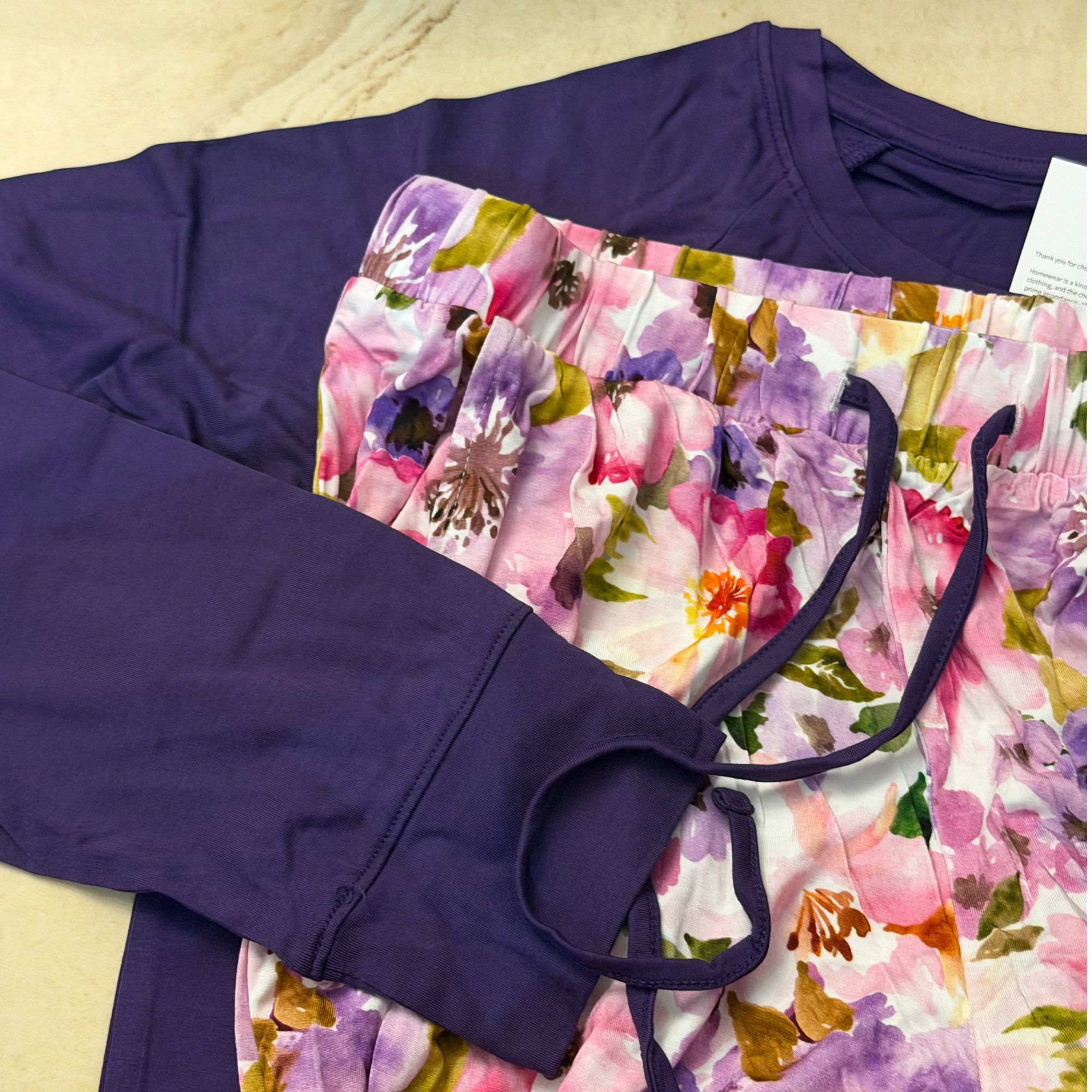 竹纤维成人家居服 直筒裤 四季款 竹纤维女士长袖长裤