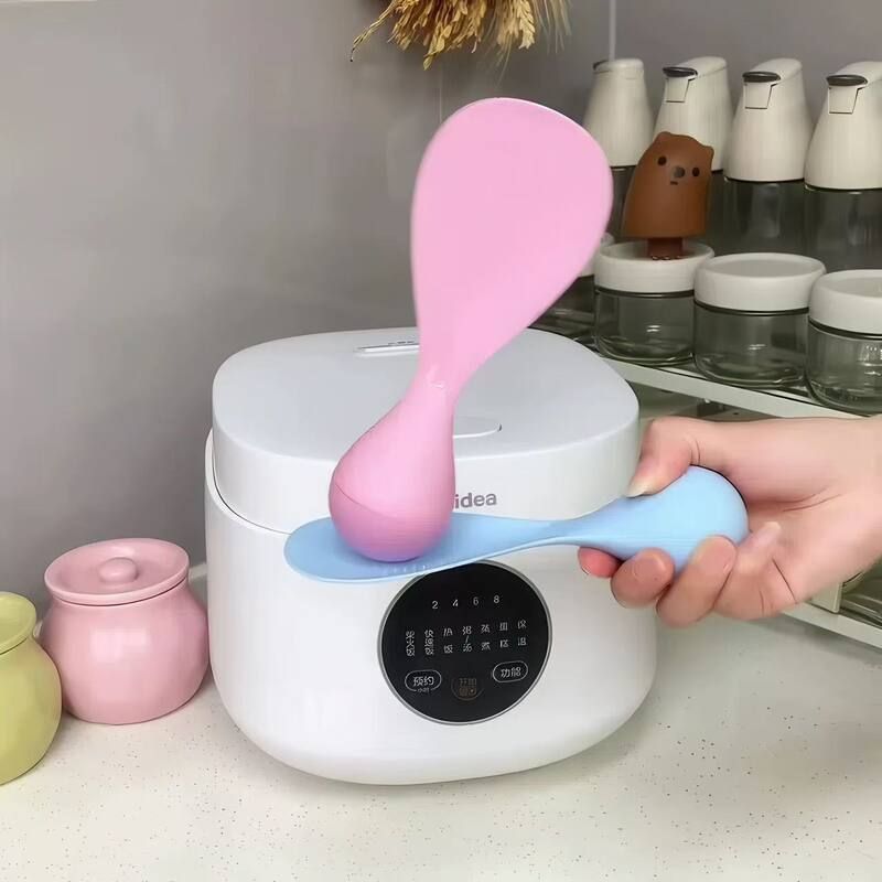 【莫名奇妙的盛饭勺】不倒翁防粘饭勺耐高温食品级易清洗厨房神器