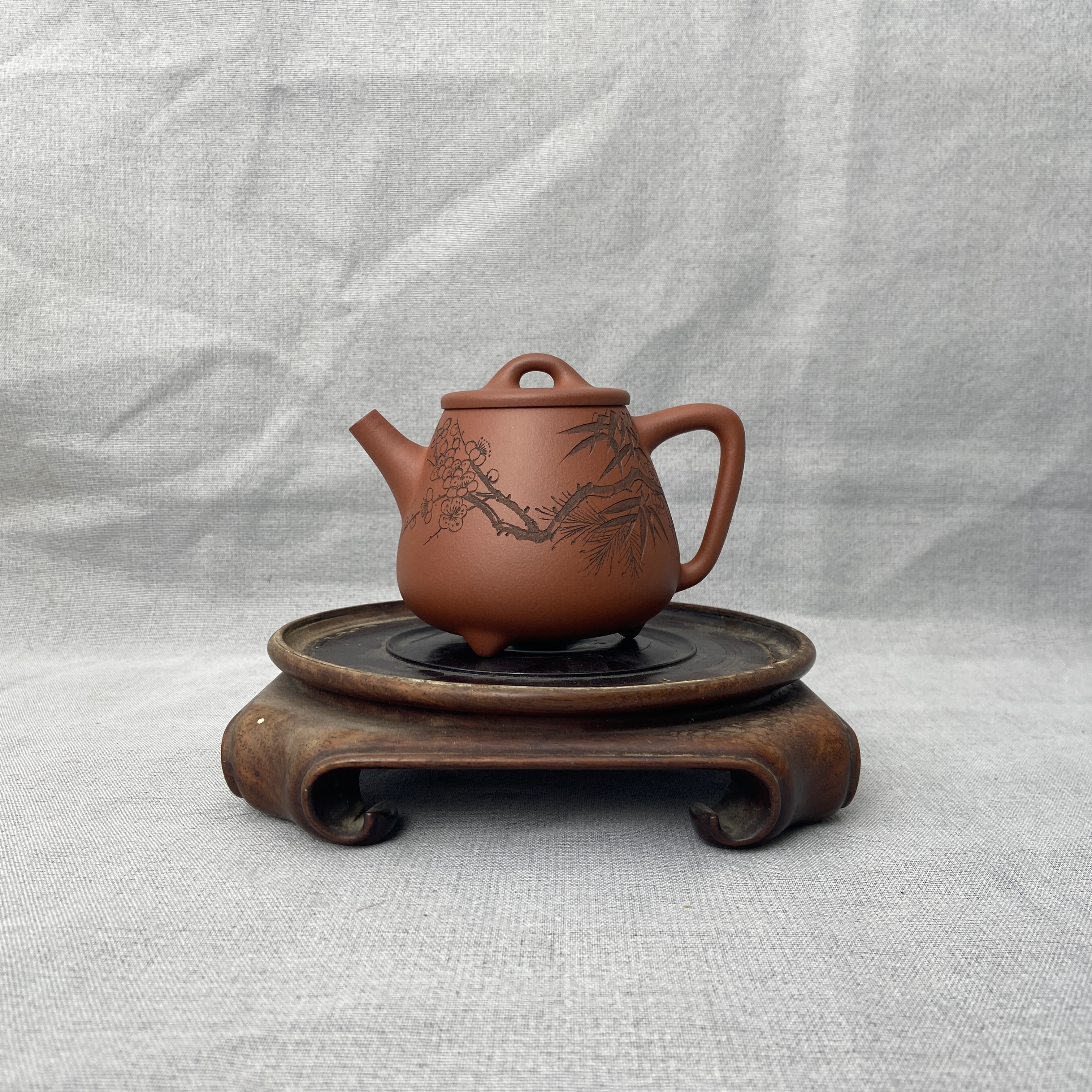 宜兴手工紫砂陶 茶壶GS3520-6