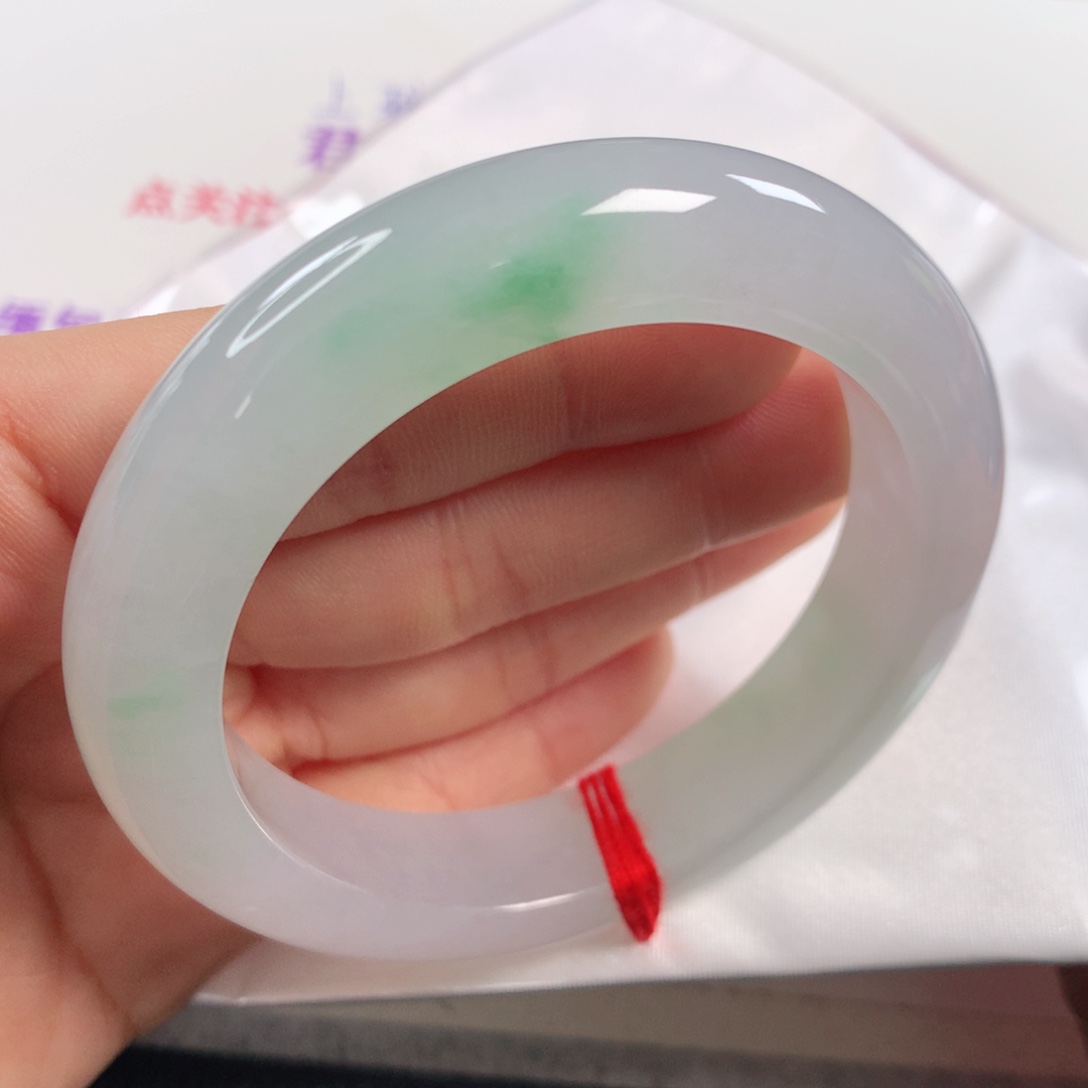 未镶嵌手镯翡翠竹****… 正圈高货瑕疵漏漏镯