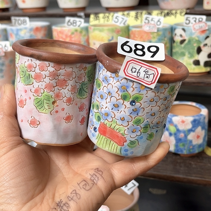 手工制作多肉花盆