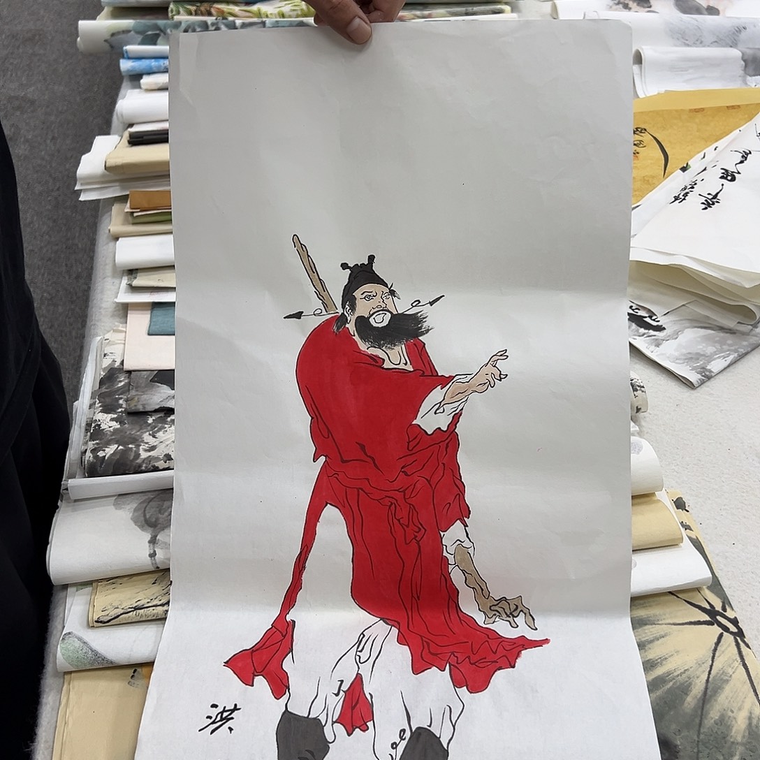 国画纯手绘字画宣纸