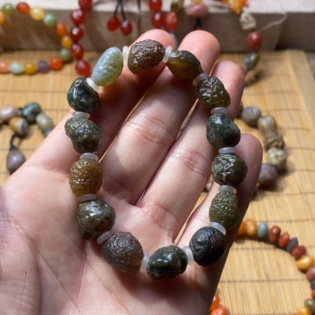 玛瑙/玉髓手链未镶嵌
