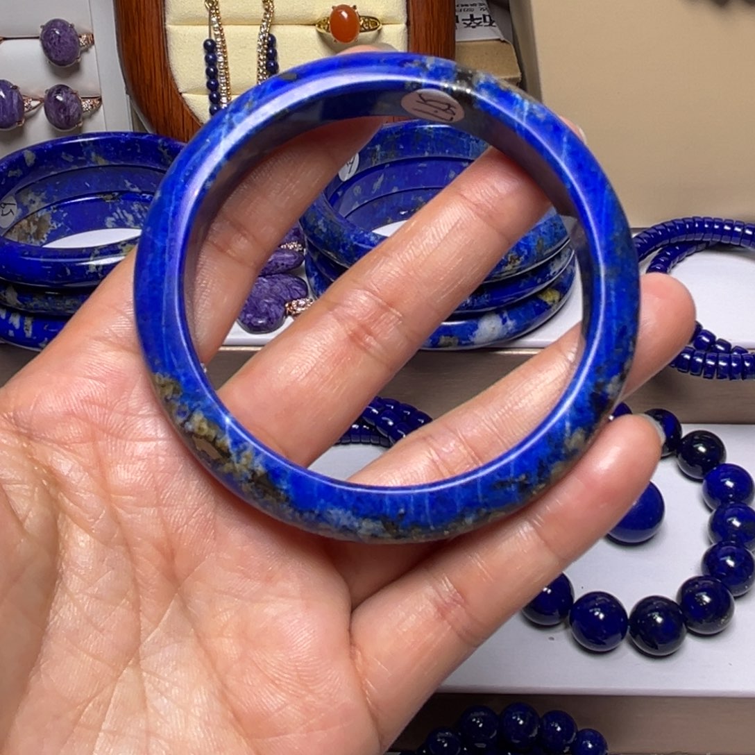 青金石手镯未镶嵌手镯59.7m m