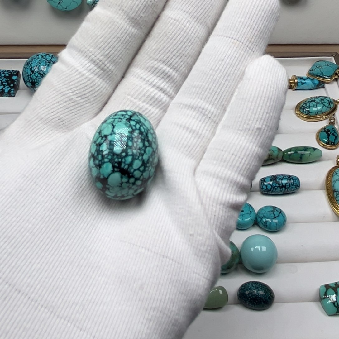 绿松石珠宝奇石未镶嵌蓝*