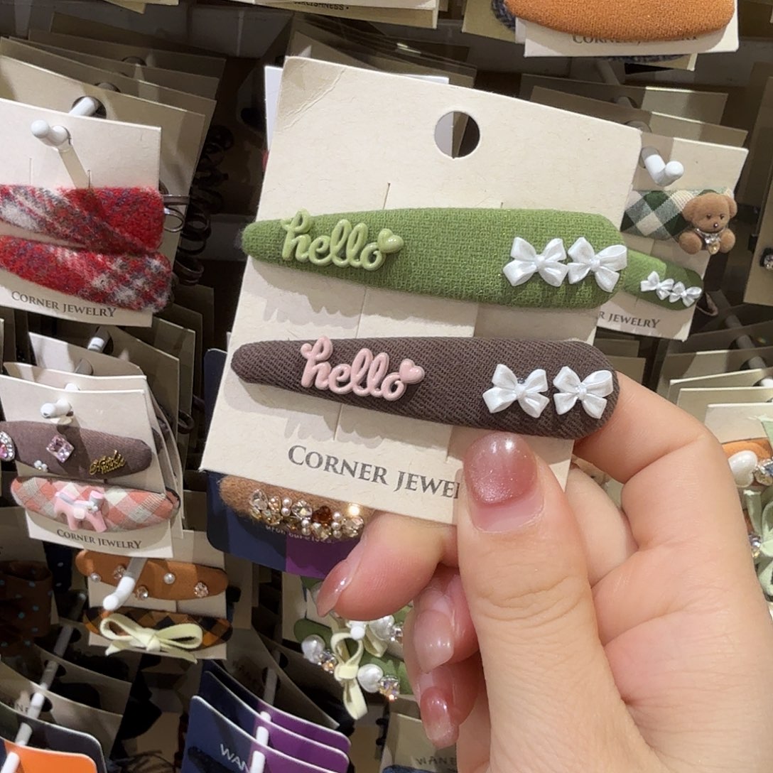 布艺非金属蝴蝶结拜拜