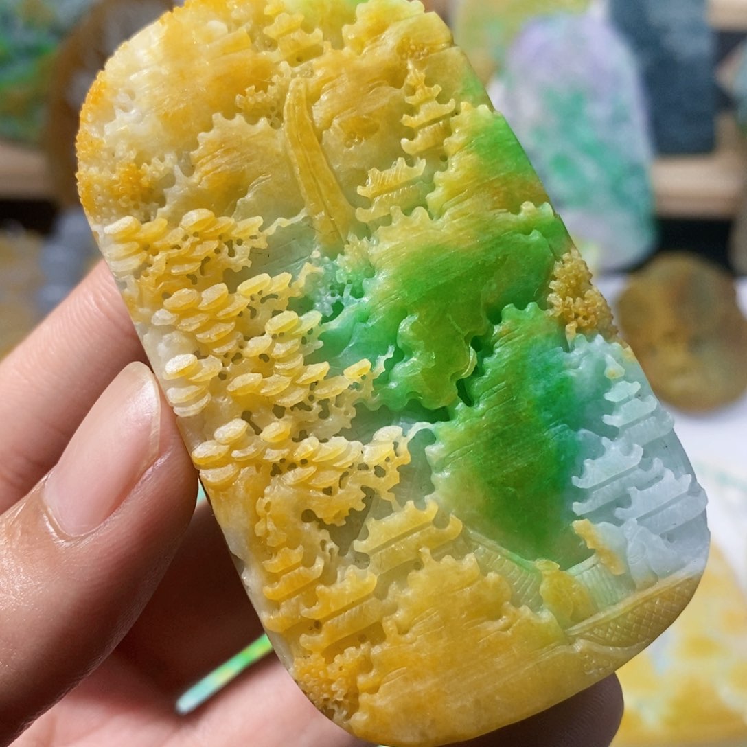 定制翡翠未镶嵌天然翡翠A货