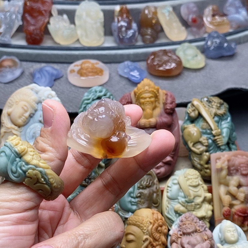 【闪购商品】未镶嵌吊坠定制玛瑙