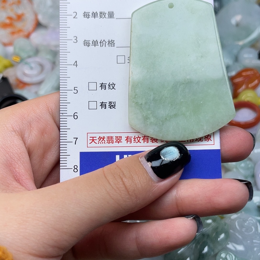 翡翠未镶嵌颈饰839