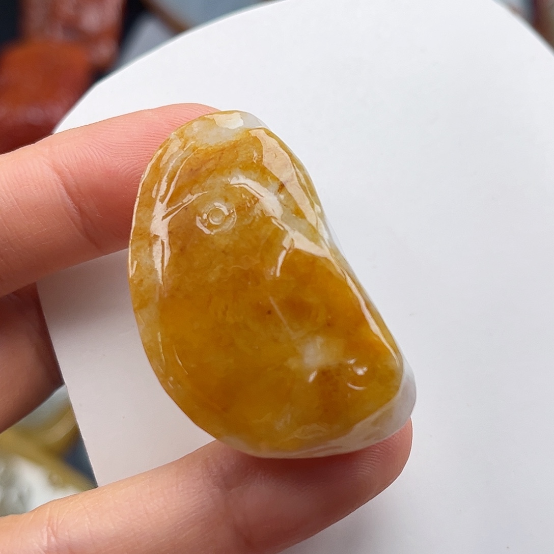 定制翡翠未镶嵌翡翠挂件