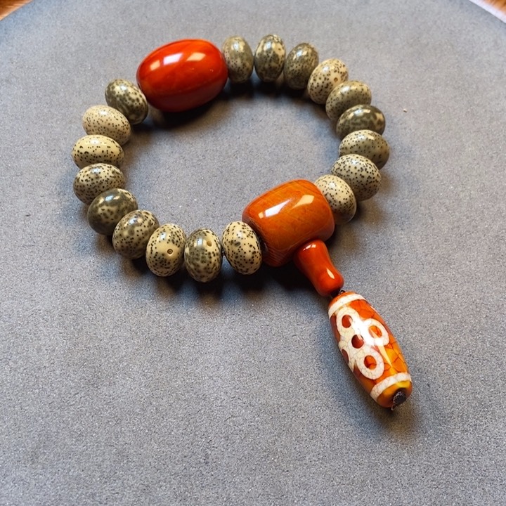 菩提把件未镶嵌星月菩提子