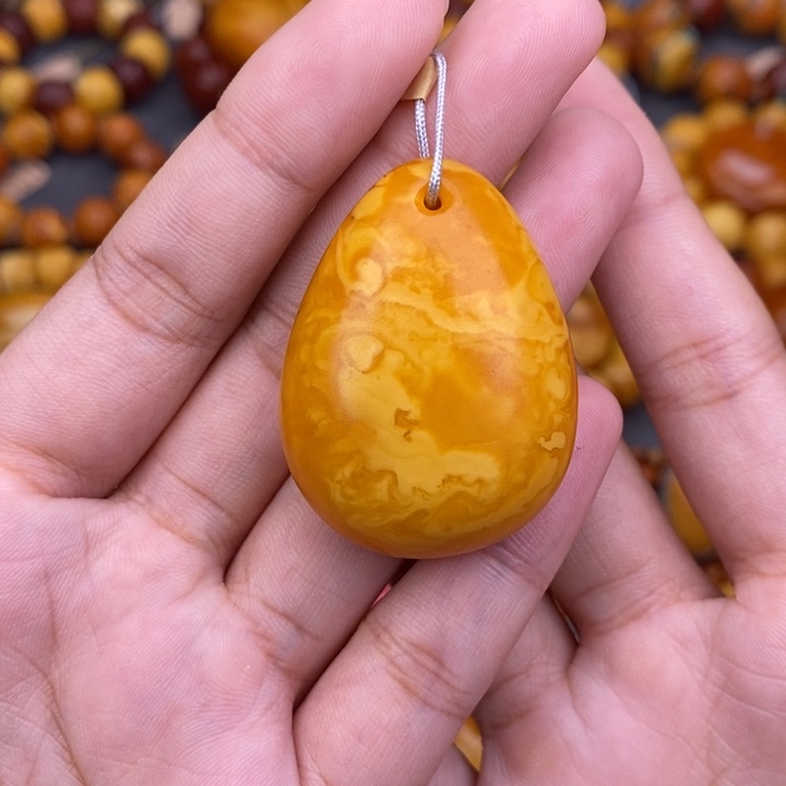 琥珀未镶嵌裸石蜜蜡L