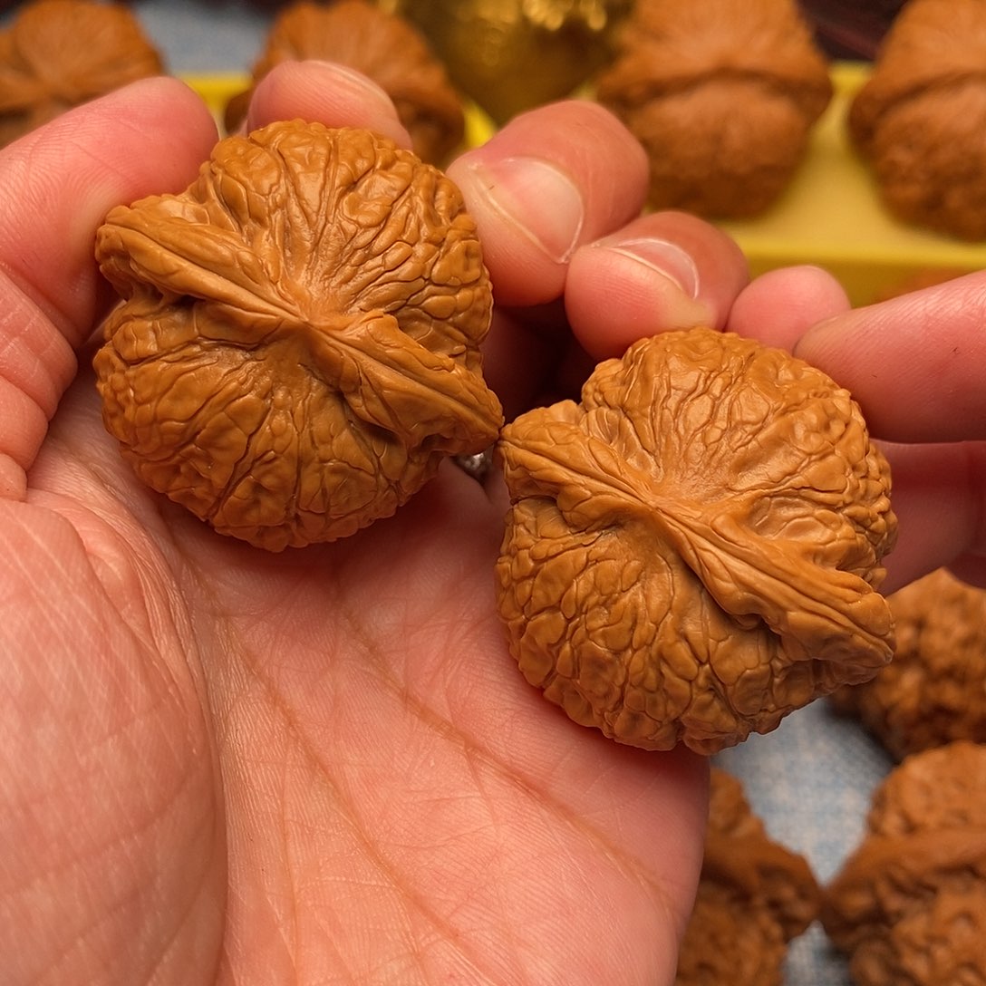 把件文玩核桃毕业精品乾隆磨37尺