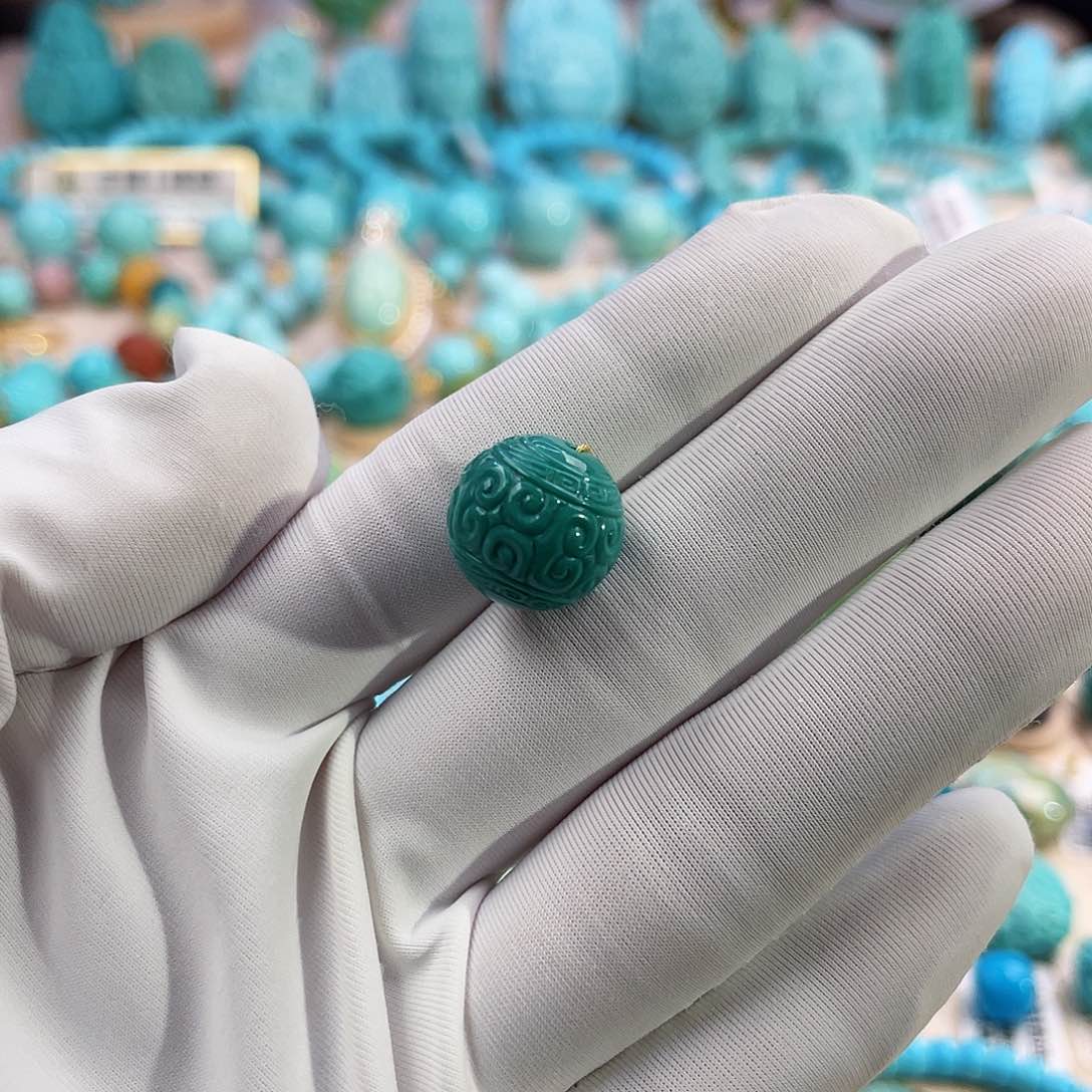 绿松石珠宝奇石未镶嵌