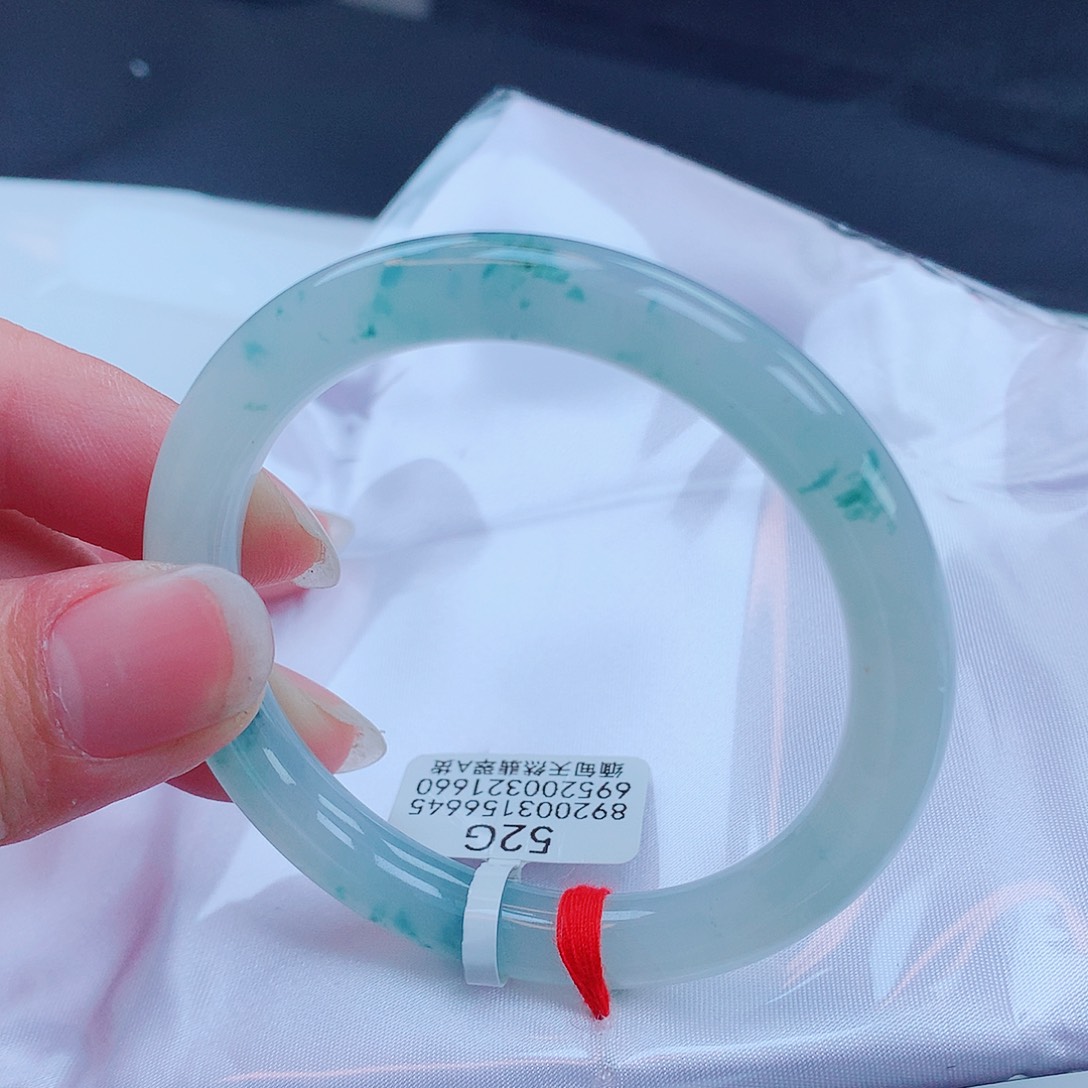 翡翠手镯未镶嵌天然缅甸翡翠A货手镯
