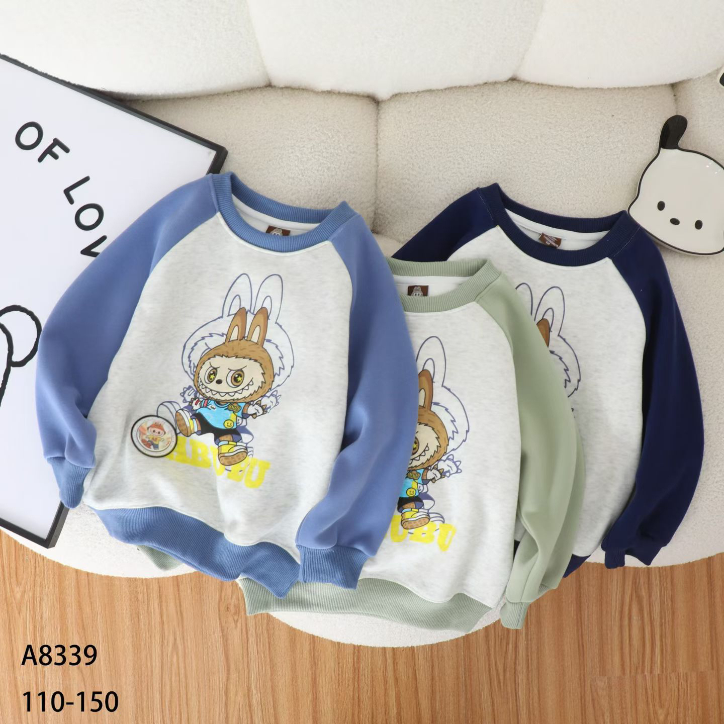 【401-600】冬款卫衣卫裤男童女童加绒