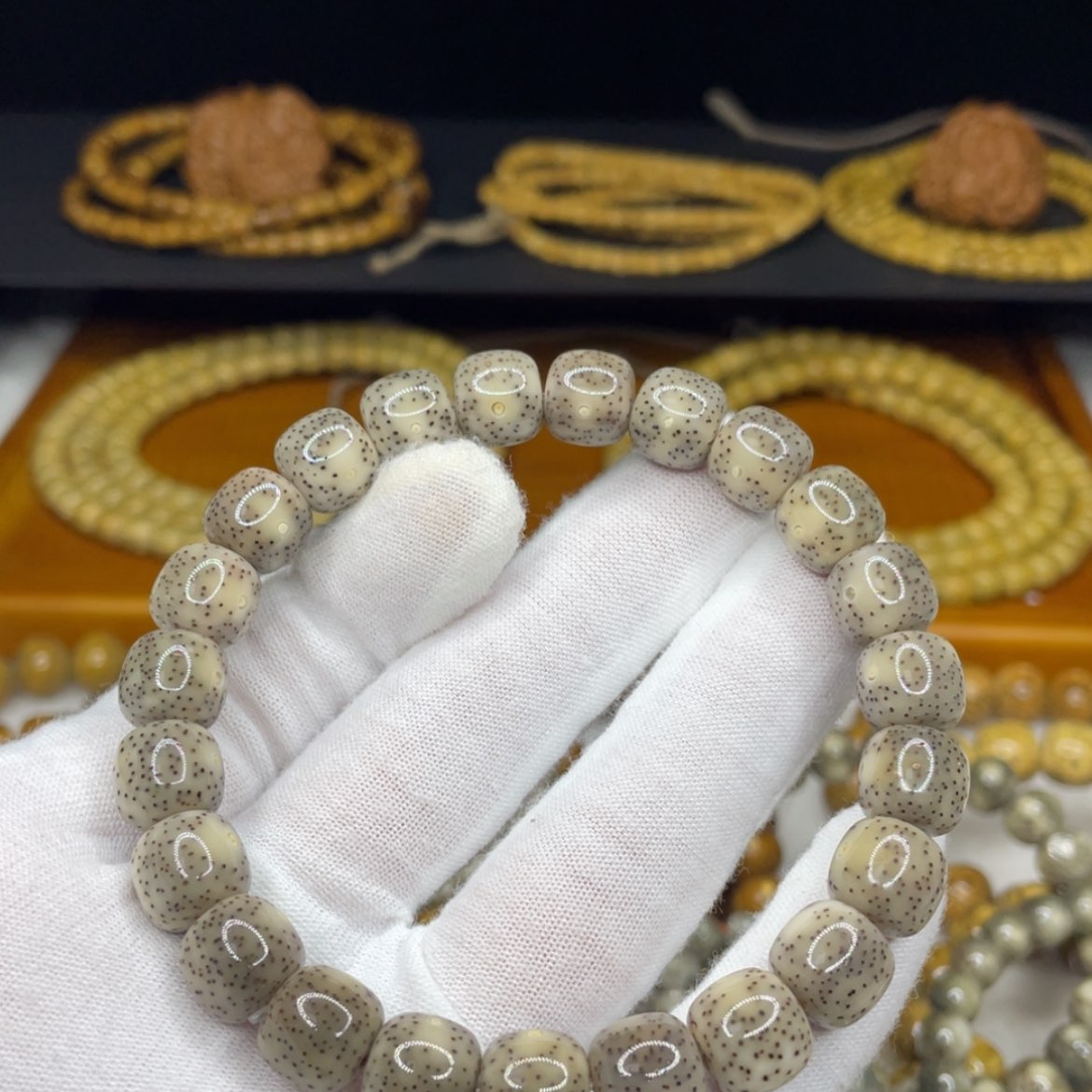 【闪购商品】星月菩提手串银标款10/9糯冰火龙果