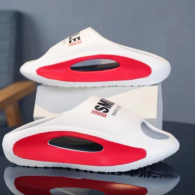 男士拖鞋新款外穿时尚拖鞋女EVA拖鞋男软底一字拖男沙滩鞋男凉拖