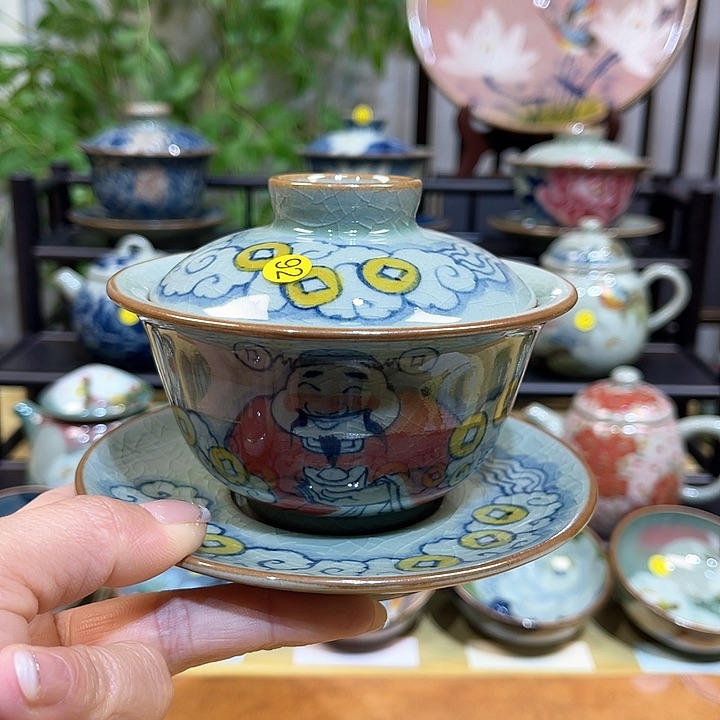 景德镇陶瓷手绘茶具