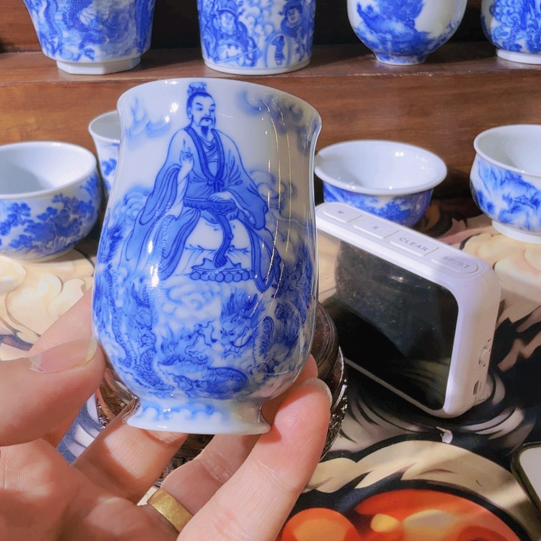 泥塑S**.主人杯手工手绘