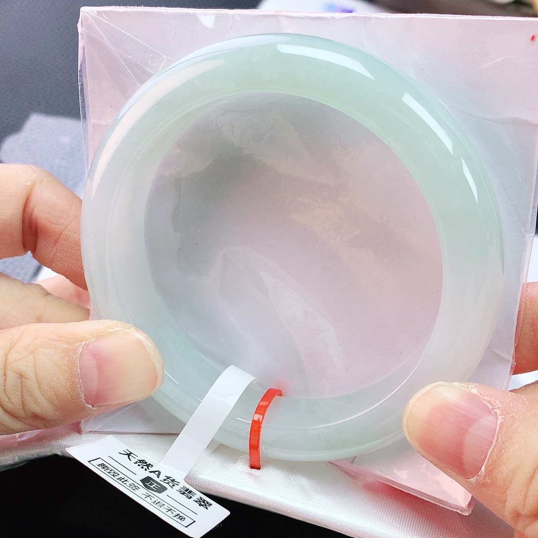 未镶嵌手镯翡翠57圈