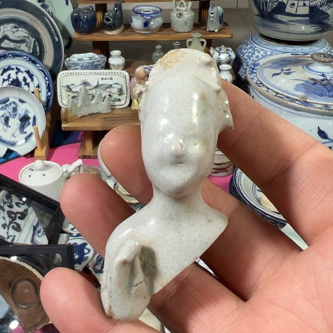 摆件陶瓷瓷片标本，全场包邮