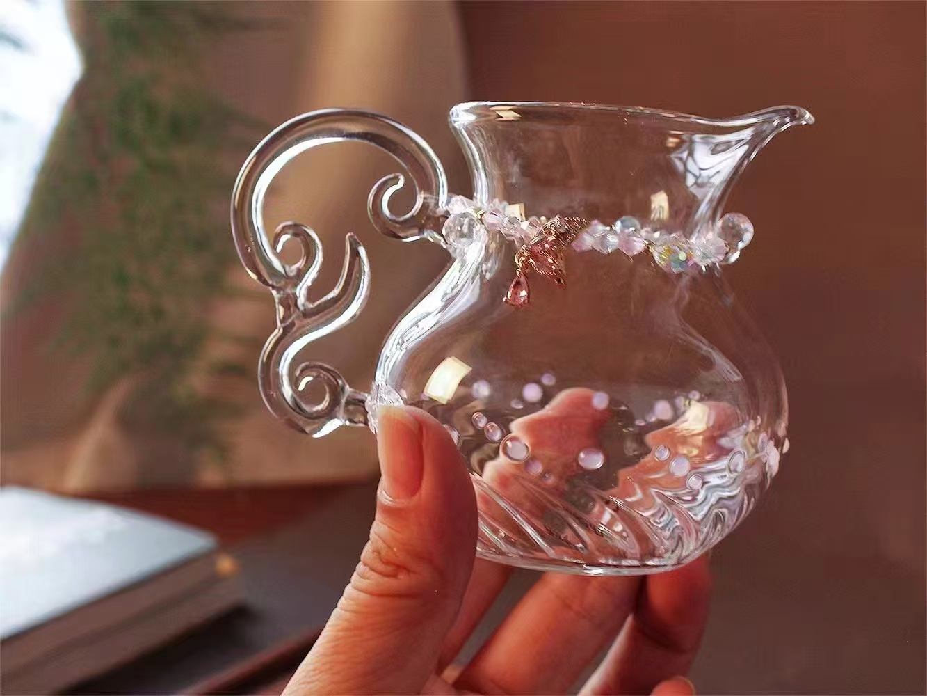 茶周边饰品水晶链（圈长14cm）