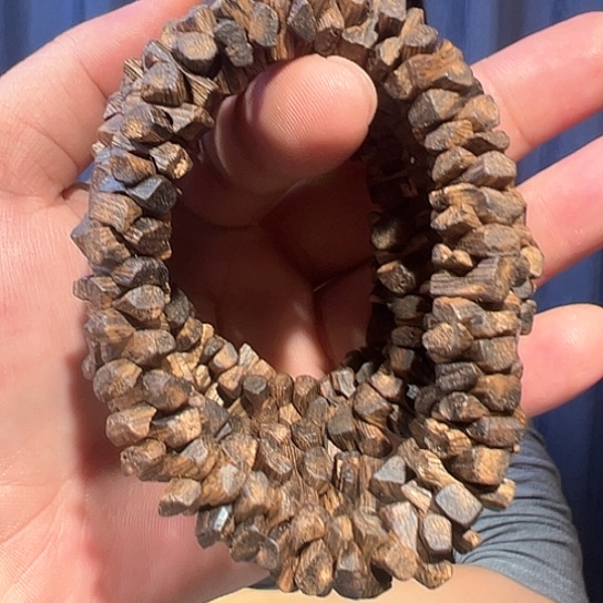 沉香手串乌身蛇骨1.0多样性发货1条