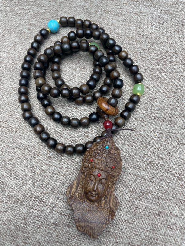 沉香木串文玩老料 手串 81号