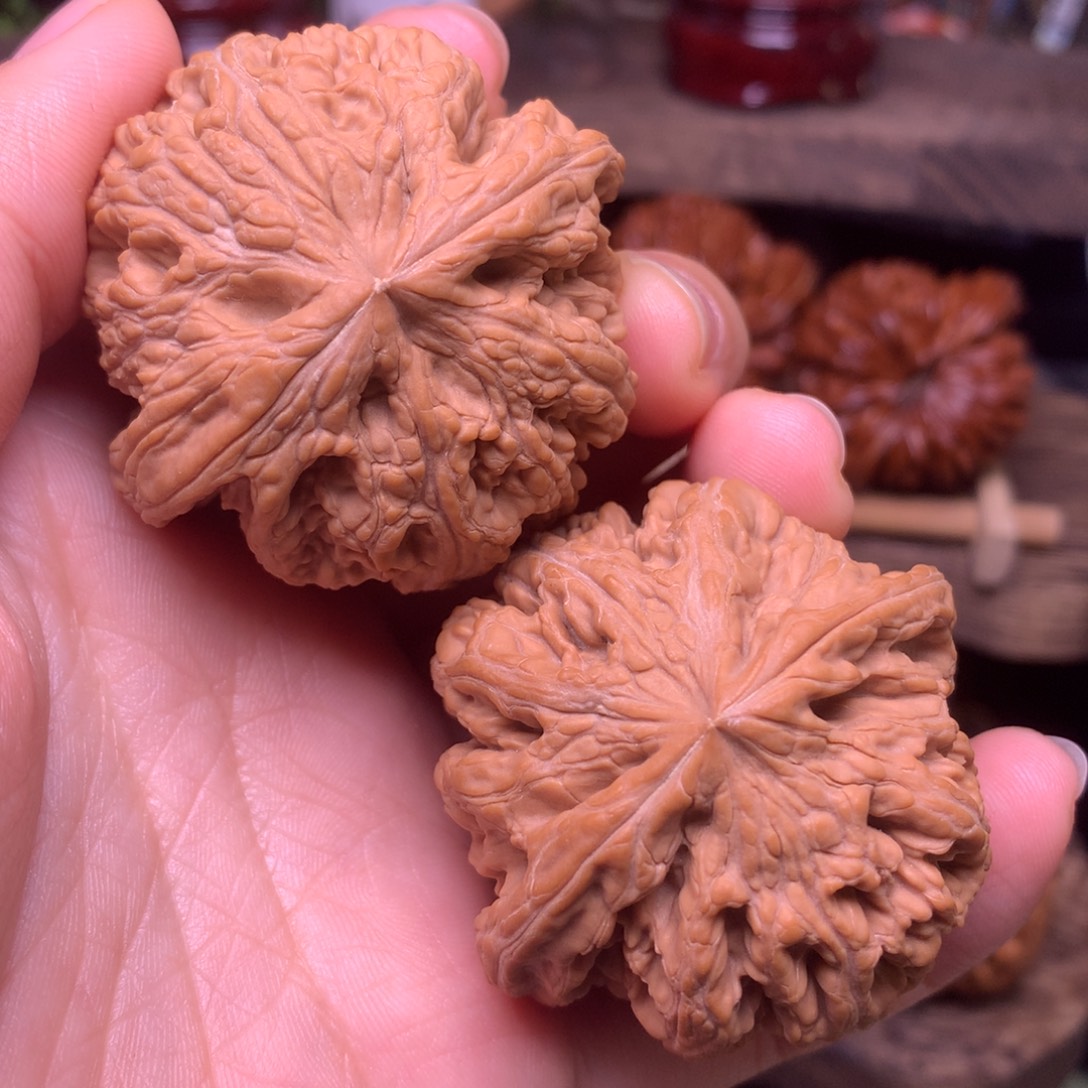 文玩核桃把件46粗筋