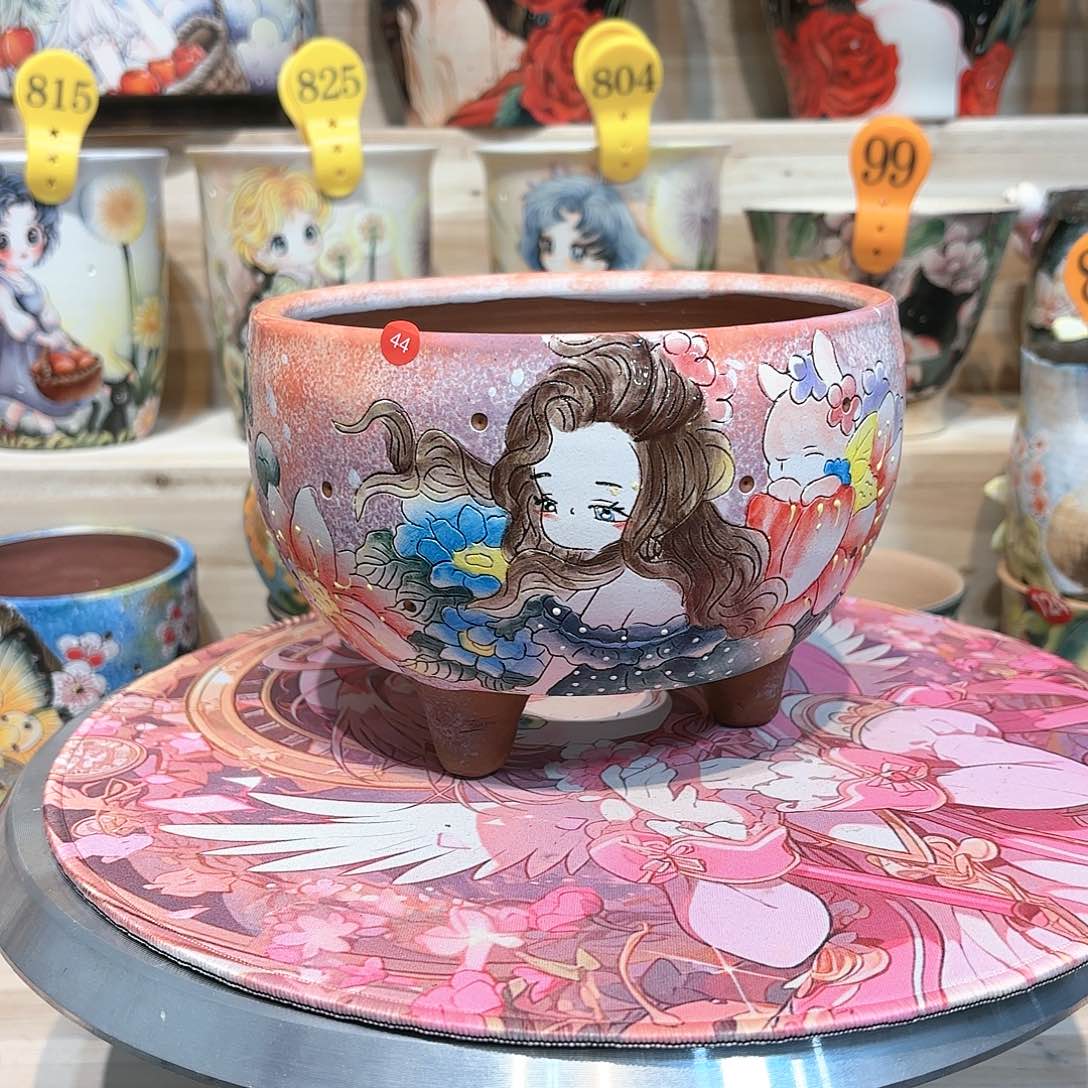 紫砂花盆手工花盆默认微瑕15/12