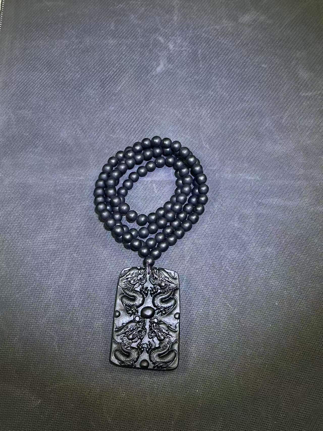 yp雕刻龙牌手串  精品手串搭配(无礼盒)